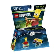 LEGO Dimensions The Simpsons Bart Fun Pack 34 Piece Building Set 71211