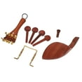 thumbnail image 4 of HEMOTON Chinrest Kit Violin Violin Repair Parts Violin Screws 14X5.8X1.8CM Brown, 4 of 8