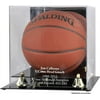 Jim Calhoun Connecticut Huskies Golden Classic Team Logo Basketball Display Case with Mirror Back
