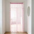 thumbnail image 3 of Fmbmuo No Drill Door Curtain White Room Divider Kitchen Cabinet Privacy Screen, 3 of 3