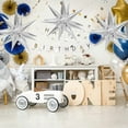 thumbnail image 5 of 12/24pcs Gold Black White Spike Balloon Explosion Star Foil Balloons for Birthday Wedding Rock Christmas Party Decoration, 5 of 10