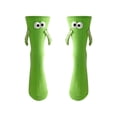 thumbnail image 3 of Couple Holding Hands Tube Socks Magnetic Cute Novelty Pull Up Socks for Him and Her, 3 of 3