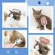 thumbnail image 3 of (Rosa - pelo corto) Peine para recortar el pelo de mascotas 4 en 1, removedor universal de nudos para mascotas, para limpieza y aseo., 3 of 5
