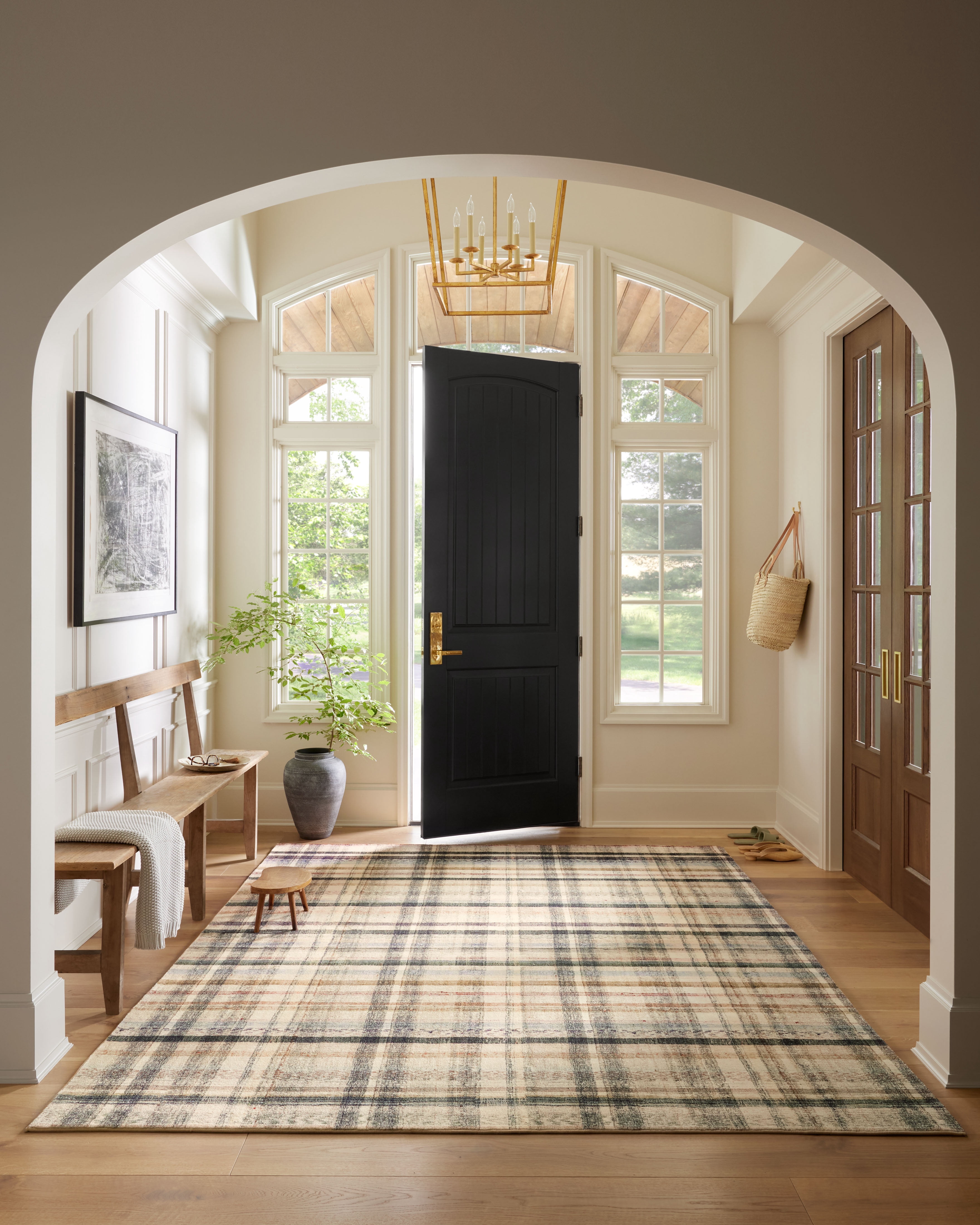 Chris Loves Julia x LoloiHumphrey Ivory / Multi 3'-6" x 5'-6" Accent Rug