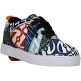 thumbnail image 1 of HEELYS Youth Kids Pro 20 Prints Wheels Skate Sneaker Shoes White/Black/Multi Logo, Numeric_13, 1 of 1
