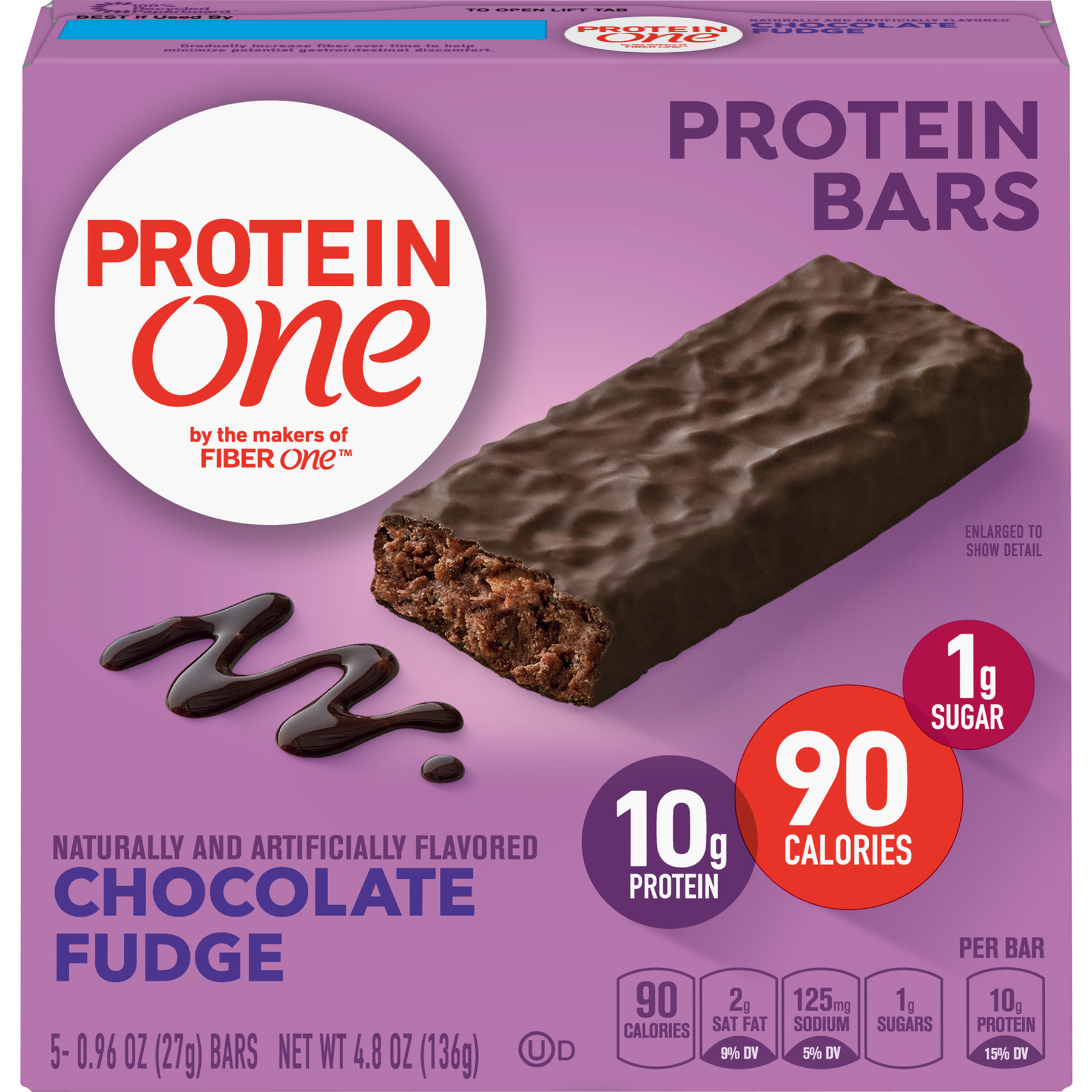 Protein One 90 Calorie Chocolate Fudge Protein Bars 5 ct, 4.8oz