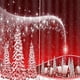 thumbnail image 3 of 2 paneles de cortina de poliéster navideños para ventana, impermeables. Luz de las estrellas roja - 150x166cm, 3 of 3