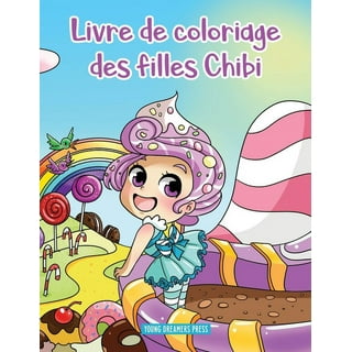 Kawaii livre de coloriage pour filles 8-12 ans: Livre de coloriage pour les  filles avec