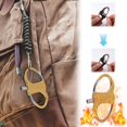 thumbnail image 4 of **"2-Pack Metal Keychain Lighter with Adjustable Cotton Rope, Waterproof & Durable for Camping, Hiking, Travel, Outdoor Activities, Car & Home Use"**, 4 of 9