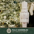 thumbnail image 5 of Fraser Hill Farm Resin Nutcracker Soldier Figurine, 4-Ft, Glossy White, FFRS048-1SOL-WHT, 5 of 12
