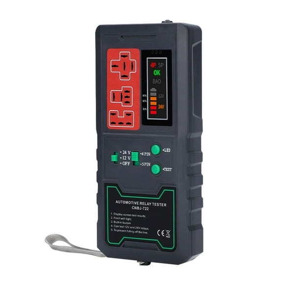 serony Automotive Relay Tester Test And Observe Relay Functioning With LCD Screen LCD Screen For Display 1Set