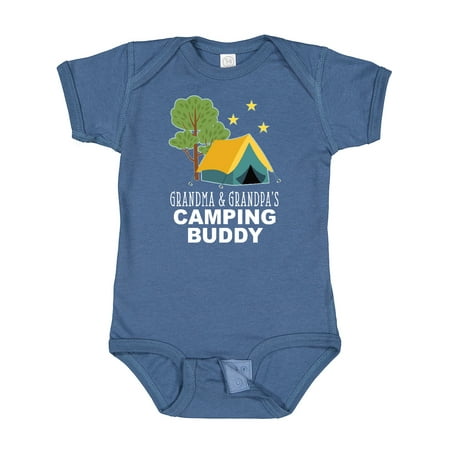 

Inktastic Grandma and Grandpa Camping Buddy Gift Baby Boy or Baby Girl Bodysuit