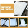 thumbnail image 3 of Macetas 2 piezas Bandejas para plantas Ventana Agua Hogar Blanco, 3 of 6