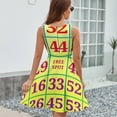 thumbnail image 6 of Best Play Bingo Dress Summer Street Style Dresses Female Sleeveless Printed Sundress, 6 of 7