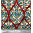 thumbnail image 1 of Soimoi Rayon Fabric Floral & Ogee Damask Fabric Prints by Yard 42 Inch Wide, 1 of 1