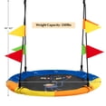 thumbnail image 7 of Infans 40" Flying Saucer Tree Swing Indoor Outdoor Swing w/Hanging Straps Monkey, 7 of 7