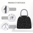 thumbnail image 4 of Disketp Space Galaxy Bolsa Térmica para Almuerzo, Lonchera con Abertura Amplia y Gran Capacidad, Organizador Reutilizable para Mujeres, Hombres y Adultos, 4 of 6
