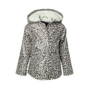 Limited Too Toddler Girls Sherpa Lined Animal Print Raincoat Jacket (Sizes 2T-4T)