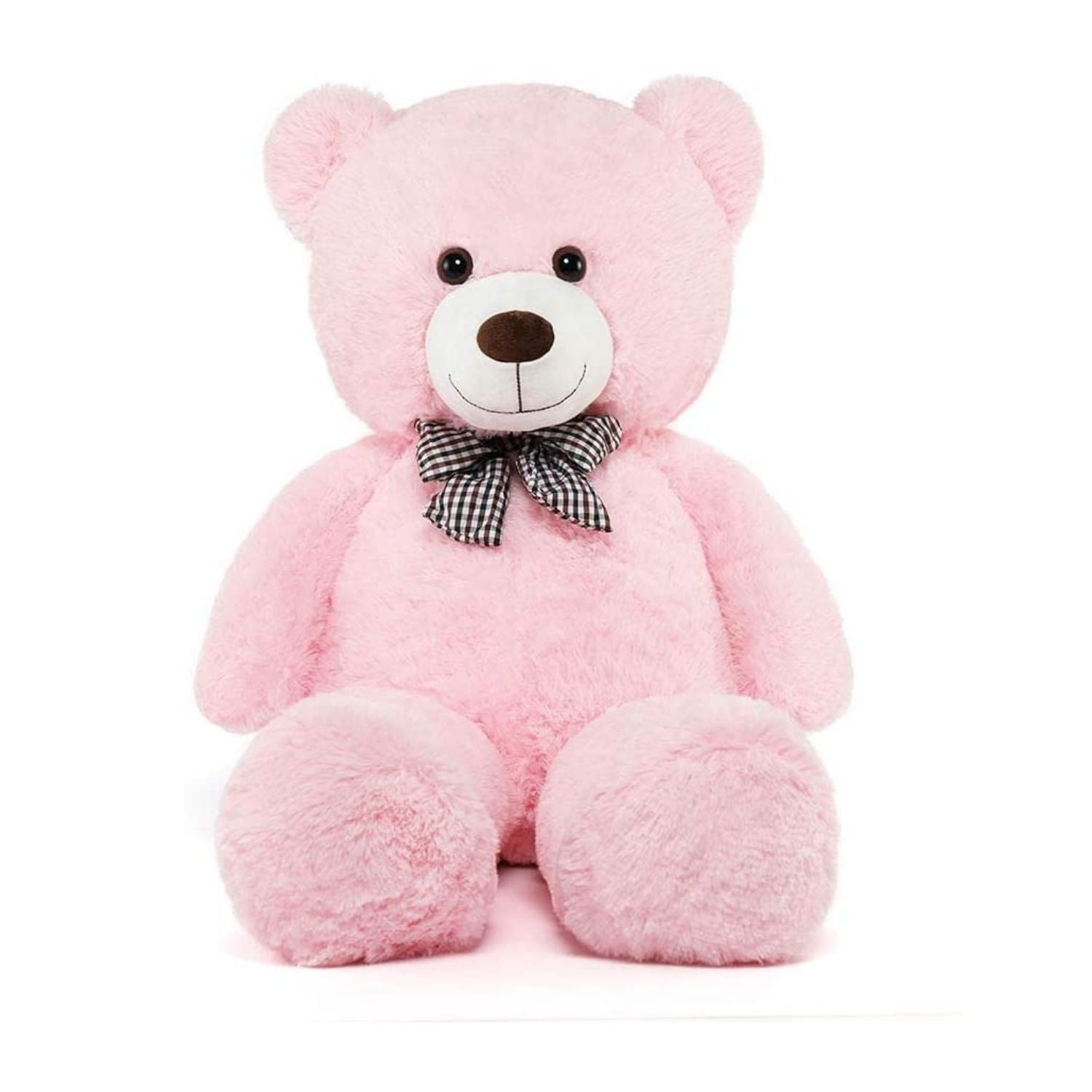 39" Stuffed Giant 100CM Big Pink Plush Teddy Bear Huge Soft 100% Cotton Doll Toy