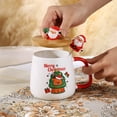 thumbnail image 5 of Nilvkv CHRlSTMAS-GlFT Mug with Lid Spoon High Value Santa Claus Reindeer Ceramic Cup, Christmas Decorations, CHRlSTMAS-GlFTs, Christmas Ornaments, 5 of 6