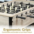 thumbnail image 5 of Sunnydaze Delano 2-Player Indoor Foosball Table, Gray Distressed Wood Look, 5 of 13