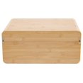 thumbnail image 6 of Bamboo Floating Nightstand with Storage Drawer Wall Mounted Bedside Table End Tables with Open Shelf Small Spaces Wall Mounted Shelf Storage Modern End Table for Bedroom, Natural, 6 of 8