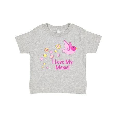 

Inktastic I Love My Meme! Gift Toddler Toddler Girl T-Shirt