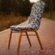 thumbnail image 2 of Elástica Cubierta de Sil de Asiento Spandex Semicírculo Impresión Floral Decoración Partido perfecl  Funda de silla, 2 of 5