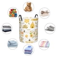 thumbnail image 4 of Fotbe Farm Bee Cute Honey Cesto de Ropa con Asas, Cesto Impermeable de Gran Capacidad, Bolsa de Lavado para Dormitorio, Cesto de Ropa con Ruedas y Asas-Small, 4 of 6