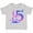 AC-Heather Grey, variant on Inktastic 5th Birthday Mermaid Tail Boys or Girls Toddler T-Shirt