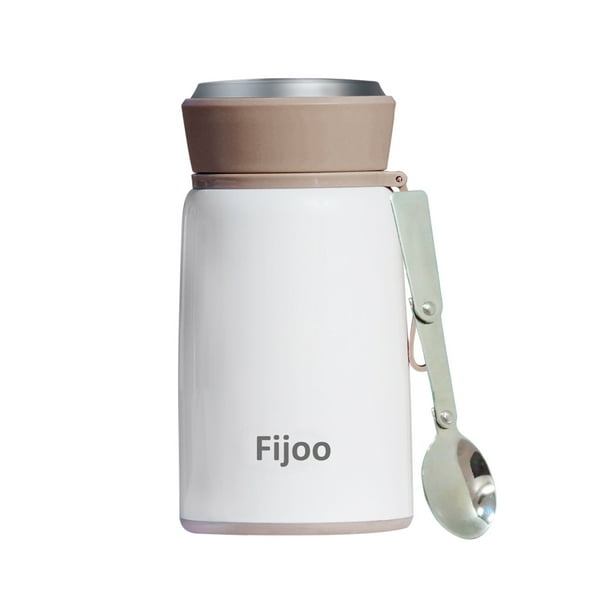 Best Stainless Steel Thermos Food Jar with Folding Spoon Triple Wall