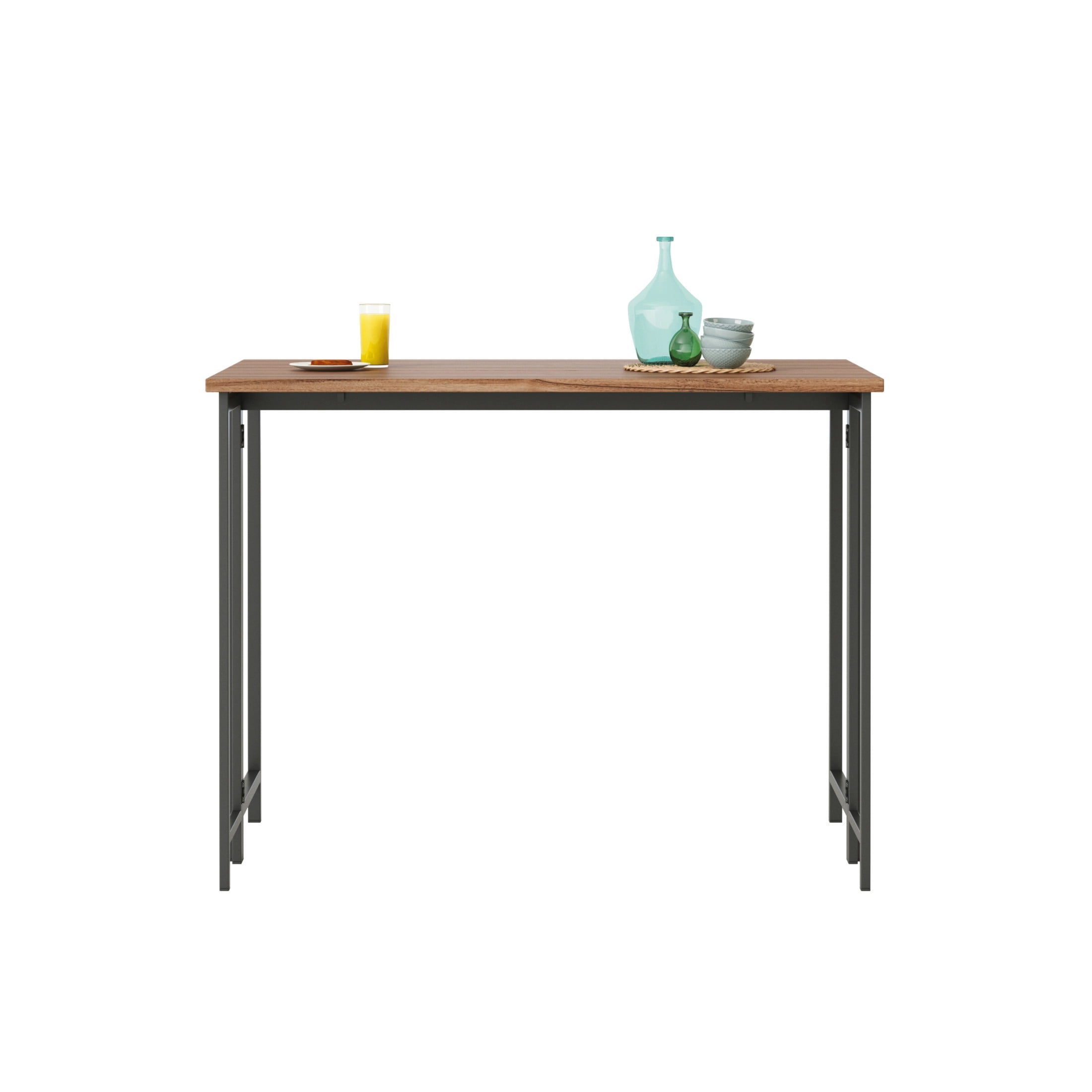 Sauder North Avenue Modern Drop Leaf Table, Sindoori Mango Finish