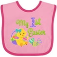 thumbnail image 3 of Inktastic My First Easter Cute Chick and Eggs Boys or Girls Baby Bib, 3 of 4