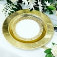 thumbnail image 2 of Efavormart 25 Pack | 13" Gold Sunray Heavy Duty Disposable Paper Charger Plates, 2 of 11
