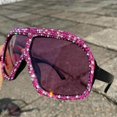 thumbnail image 5 of Fashion Oversized Square Women Sunglasses Vintage Punk Men Outdoor Eyewear Shades UV400 Orange Purple Sun Glasses, 5 of 8