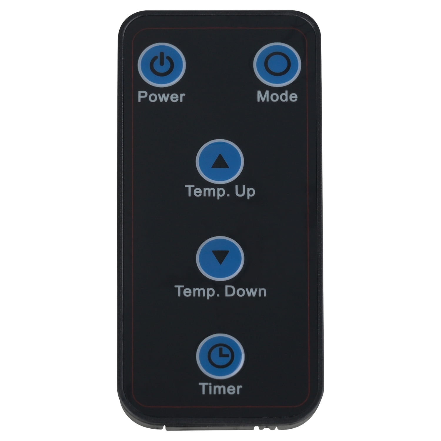 Comfort Glow 1,500-Watt-Max Tabletop Infrared Quartz Heater with Thermostat and Remote, Black