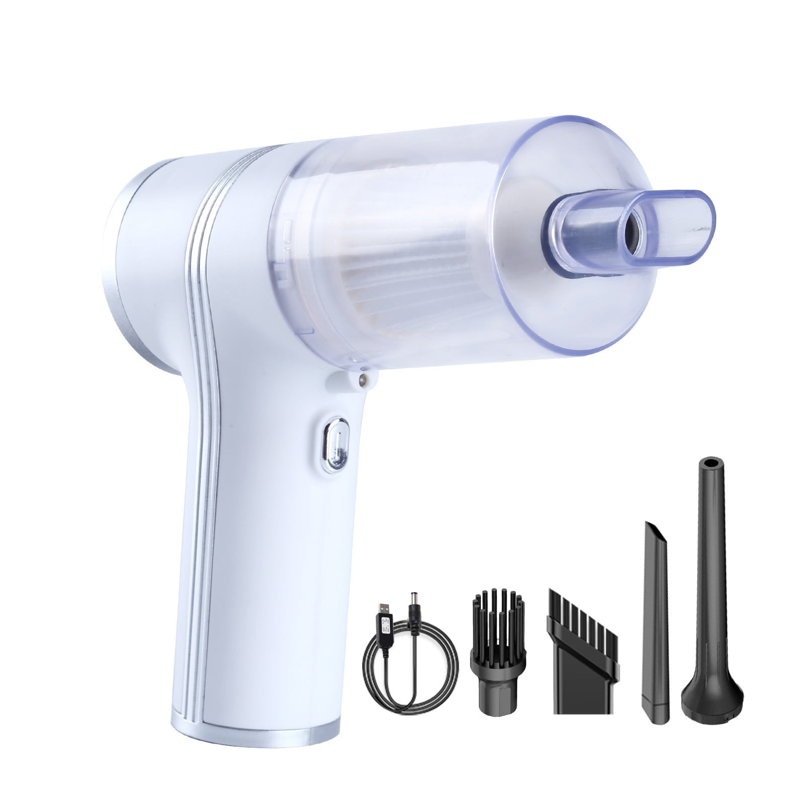 Byujiro Car Vacuum Cleaner 9000pa Handheld Vacum Cleaner with Clear Cup Rechargeable Car Detailing Vacuum Portable Wet Dry Vacuum Cleaner with Lighting