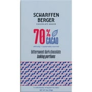 Scharffen Berger 2207916 4 oz 70 Percent Baking Portions Cacao Dark Chocolate - Pack of 12
