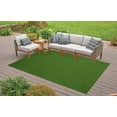 thumbnail image 3 of Home Queen Outdoor Green Gras Artificial Turf Area Rugs for Pets Decks, Patio's & Gazebo's to Pools, Docks & Boats, Under Party, Event & Wedding Tents Premium Oasis Green - 7' Hexagon, 3 of 3