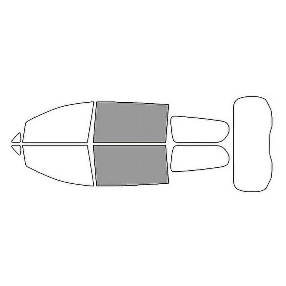 Rvinyl Car Window Pre Cut Tint Kit Back 50% Single Ply Fits Chrysler Pacifica 2017-2023