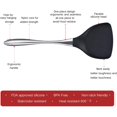 thumbnail image 4 of Espátula de silicona de 2 piezas, caucho antiadherente flexible premium resistente al calor de 600 °F, utensilio de cocina para cocinar/hornear Adepaton WMZL-803-2, 4 of 8