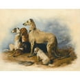 thumbnail image 2 of Sir Edwin Henry Landseer 14x12 Gold Ornate Wood Frame and Double Matted Museum Art Print Titled - Highland Dogs, 2 of 4