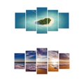 thumbnail image 3 of Inteprter Island Sunshine Peace Beach 5 uds Modular lienzo impreso póster Artesanía arena dorada Talla 1, 3 of 6