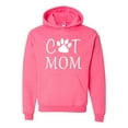 thumbnail image 1 of Unisex Cat Mom Love Cats Meow Kitty Hoodie Sweatshirt, 1 of 5