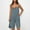 Light Blue, variant on LADIGASU Women's Solid Color Loose Sleeveless Pocket Wide Leg Shorts Jumpsuit Overalls
