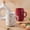 Red, variant on Heart-Shaped Ceramic Coffee Mug 500ml/16oz - Ideal for Coffee, Matcha, and Juice - Microwave & Dishwasher Safe Gift