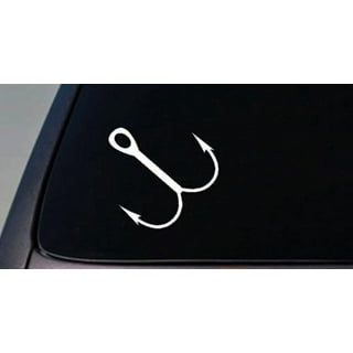 Fish Hook Decal Fishing Outdoors