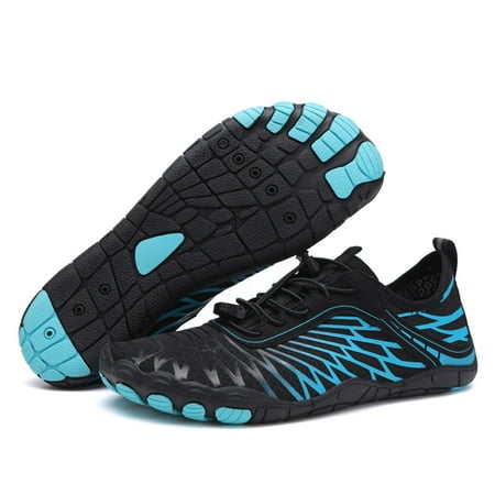 

Hicooer Coolcsea Water Shoes Men s Women s Swim Shoes Outdoor Beach Barefoot Quick-Dry Aqua Pool Socks Swimming Yoga Surfing Exercise Dark Blue