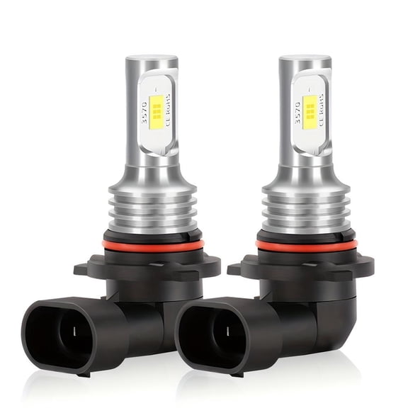 2pcs LED 9005/HB3 9006/HB4 H4 H7 H11 Bulbs - 6000K Bright White, 12-24V, 30000LM, Plug & Play, No Battery Required, Aluminum Body, 360 ° Illumination for Car Fog Lights, Vehicle Lighting Upgrade