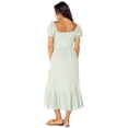 thumbnail image 2 of Celebrity Pink Women's and Women's Plus Puff Sleeve Smocked Midi Dress, Sizes XS-XXXL, 2 of 5